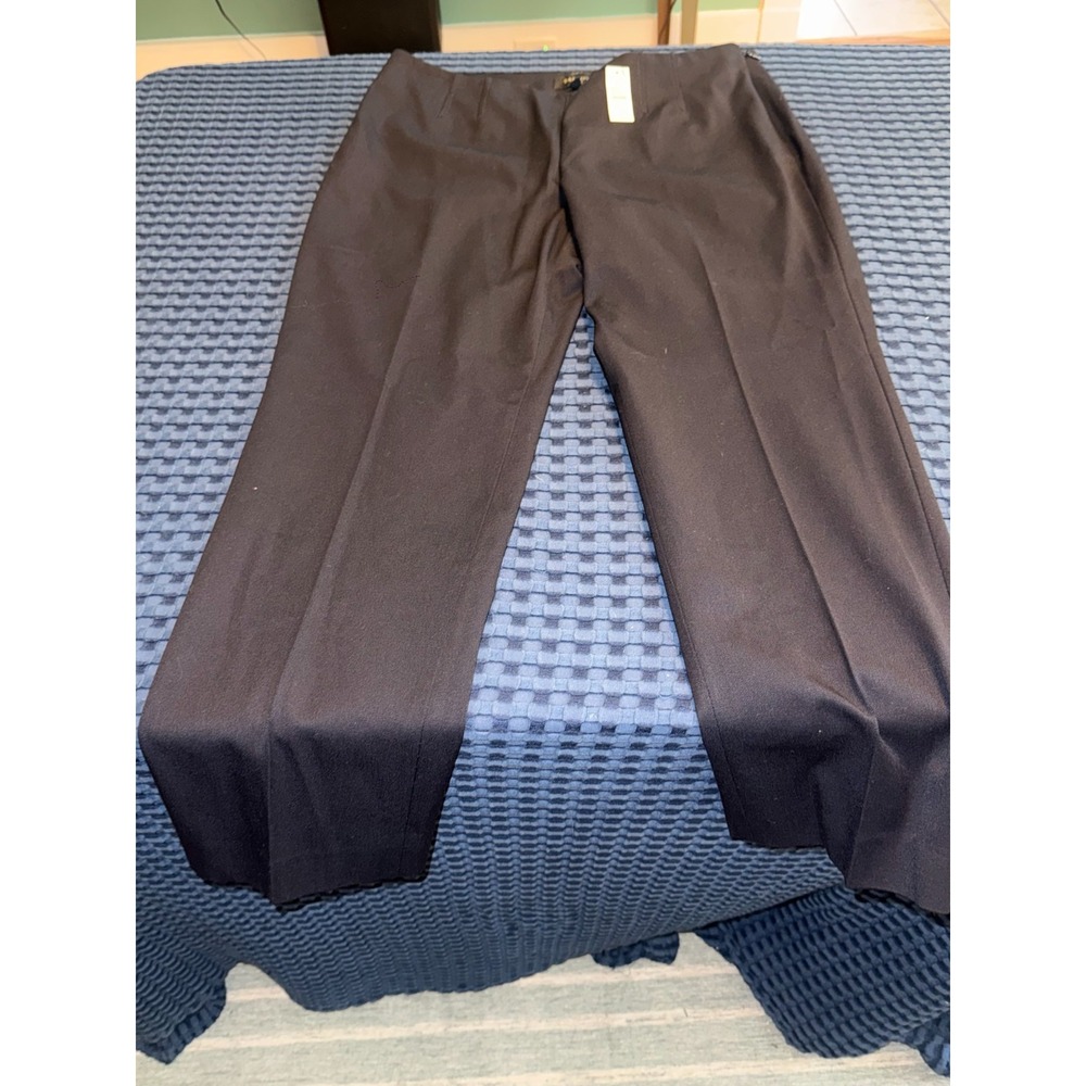 NEW TALBOTS Petites Curvy Dress Pant Trousers Career 12P Black NWT - Picture 4 of 6